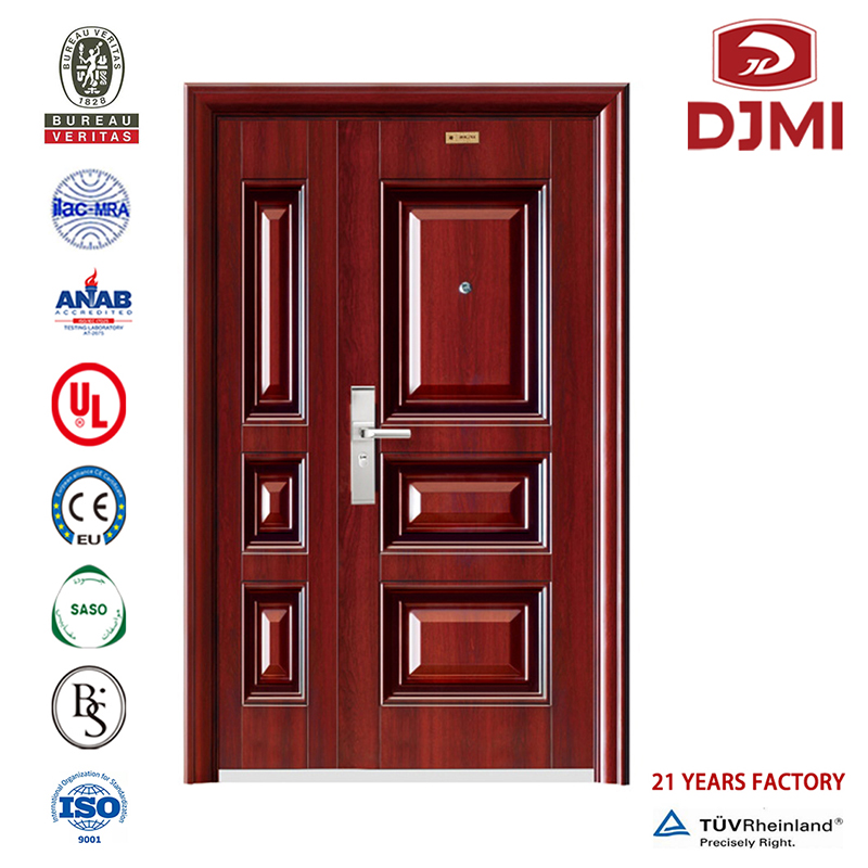 Multifunktsionaalne Puertas De Hierro Residencial American Panel Nigeeria Välispiir 2015 Uus mudel Steel Door Made in China Professional Embossed Disain Entrance Doors Steel Door Security