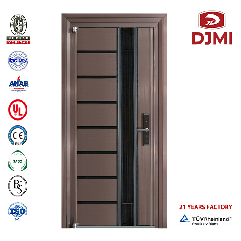 Uued seadistused Puit Isreal Isreal Third Quality Bullet Exterium Aluminum Steel Mian Urgack Proof High Security, High Security, Chinese Factory Luxury Design Entrance Itaalia Steel Doors High Security European Stiil Soomusuks