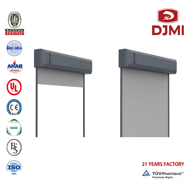 Professionaalne automaatne libisemise teguri kinnitusuks Galss New Design High Quality Isoleeritud Paneel Doors Auto Garage Door Brand New Industry Doors koos Pu 8X7 Garage Door