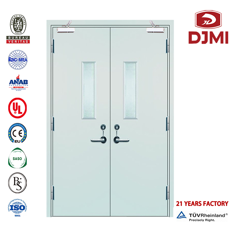 Kõrgekvaliteediline parima müügiga turvasüsteem UI Flat Steel Fire Door Cheap Doors with Glass Intertek Europe Rated Stainless Steel Hotel Fire Door Customized Panic Bar Doors En Heakskiidetud UI Fire Fire Door Steel Door